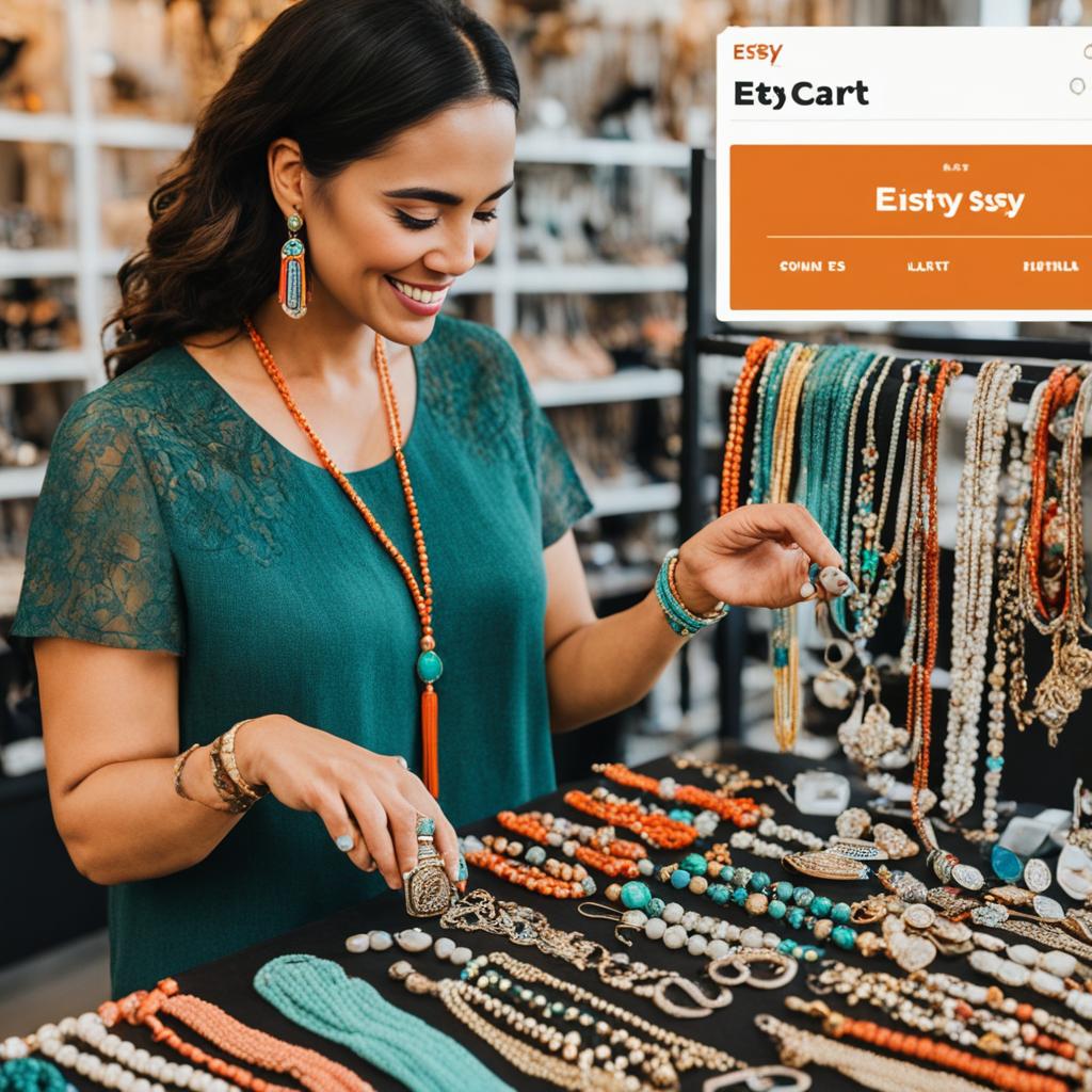 Buying jewelry on Etsy