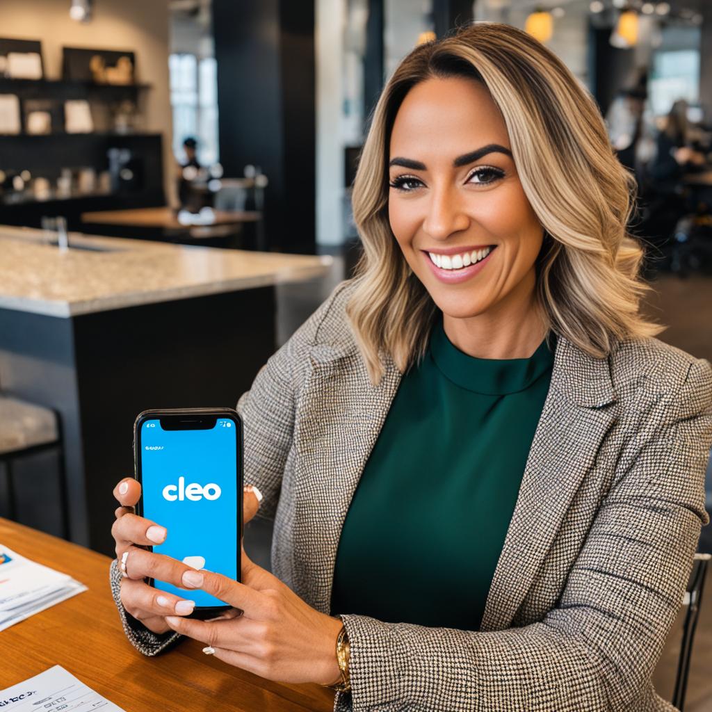 Cleo cash advance app with low fees