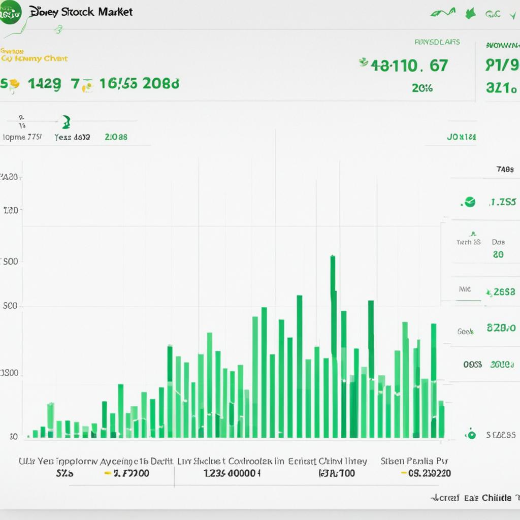 Disney stock chart