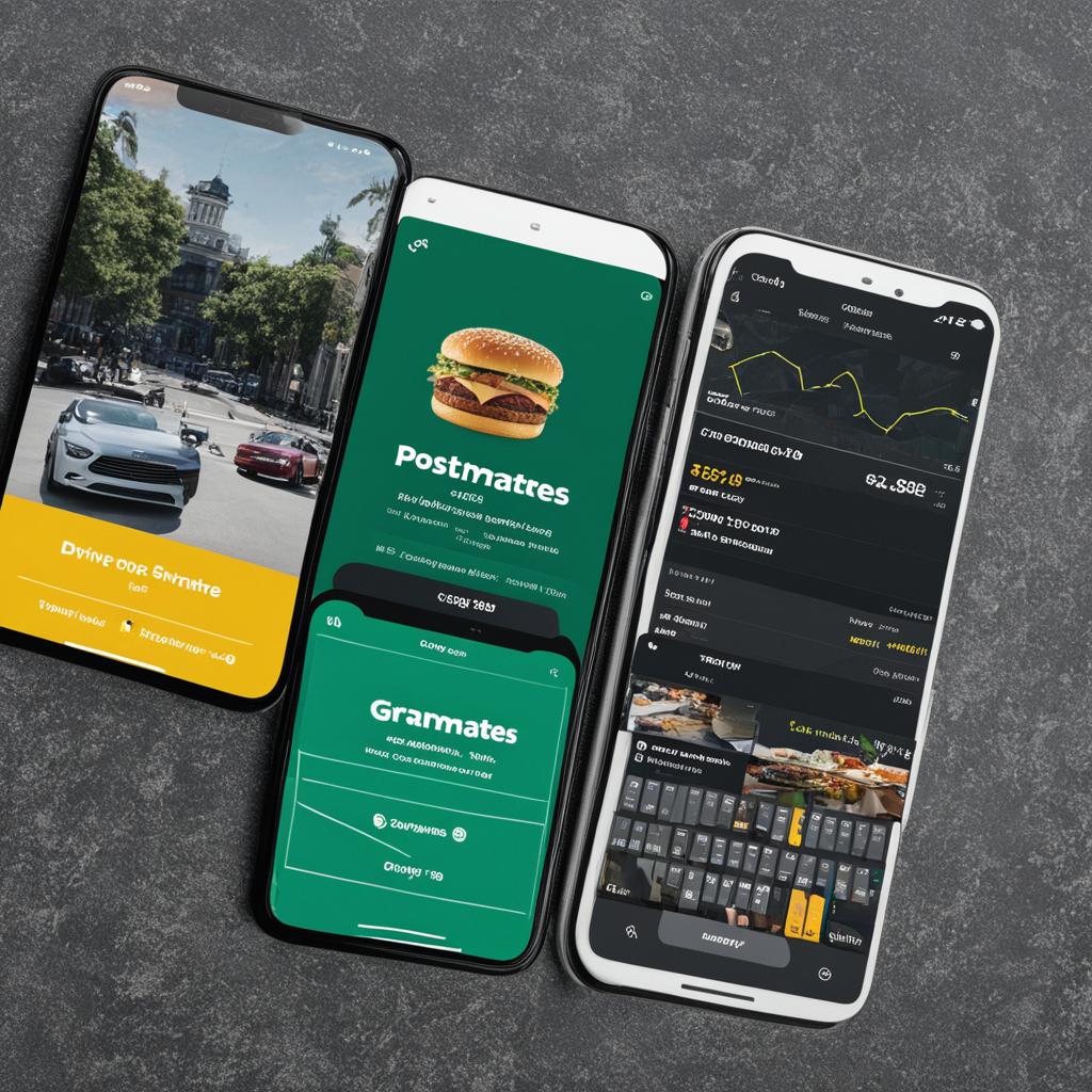 Driver earning potential on Postmates and Grubhub