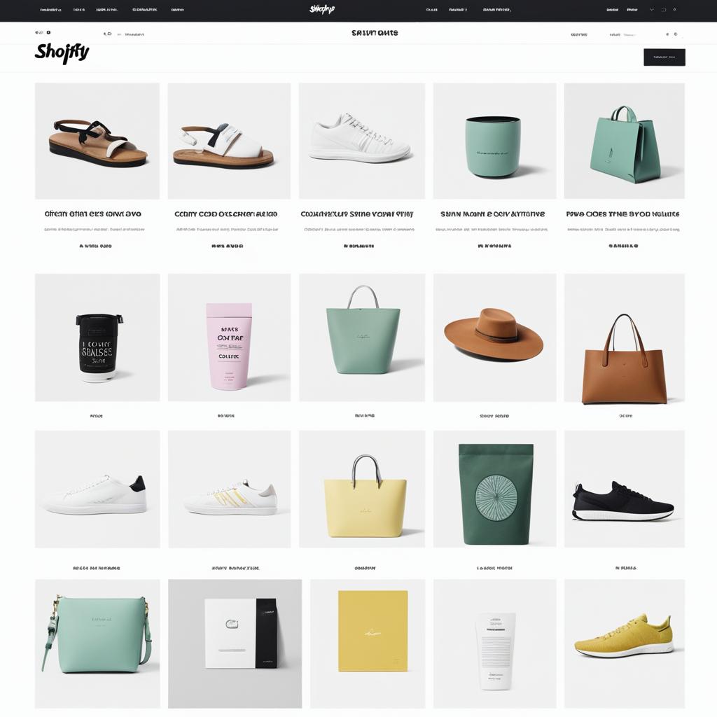 Shopify store