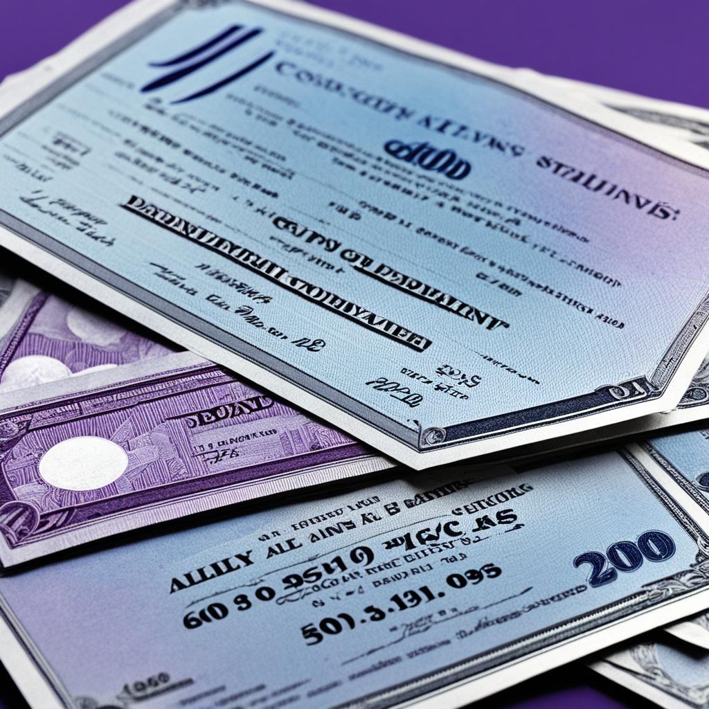 ally bank certificates of deposit