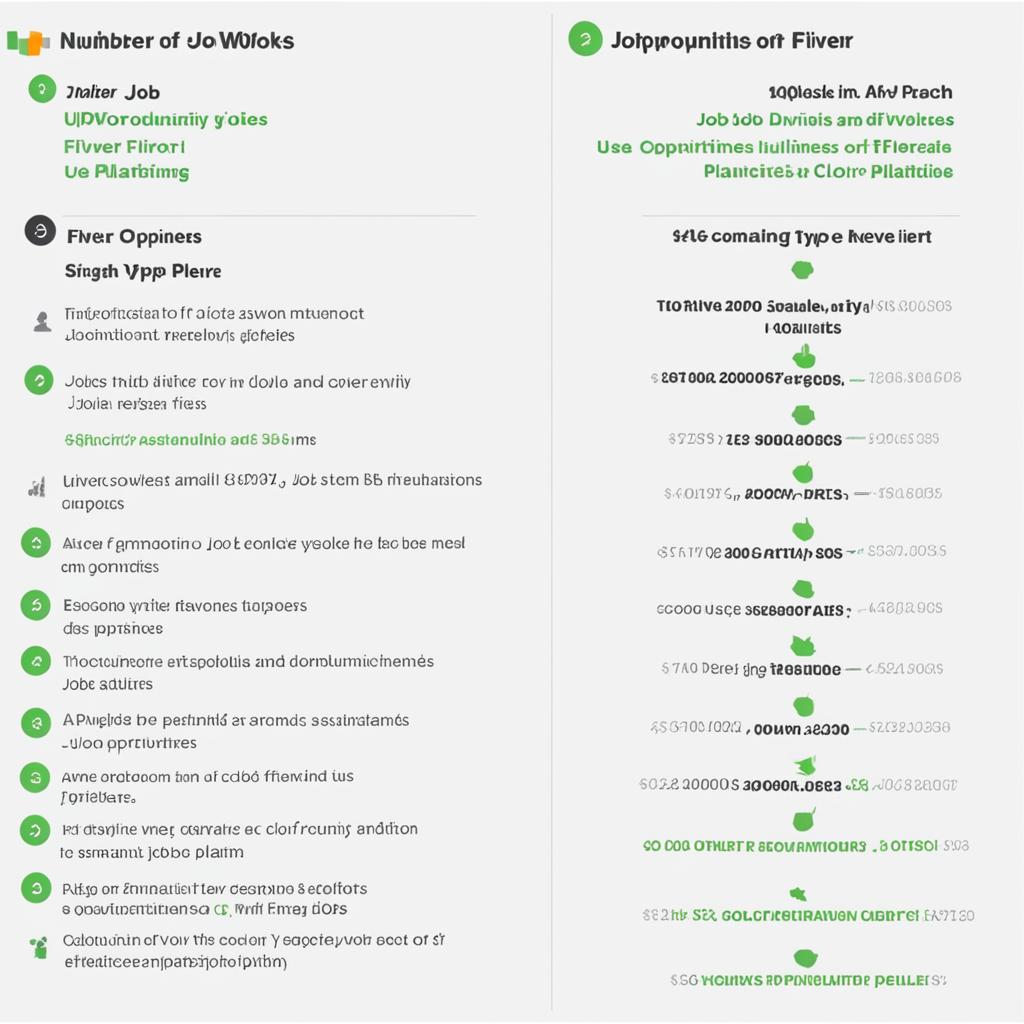 job opportunities on Upwork and Fiverr