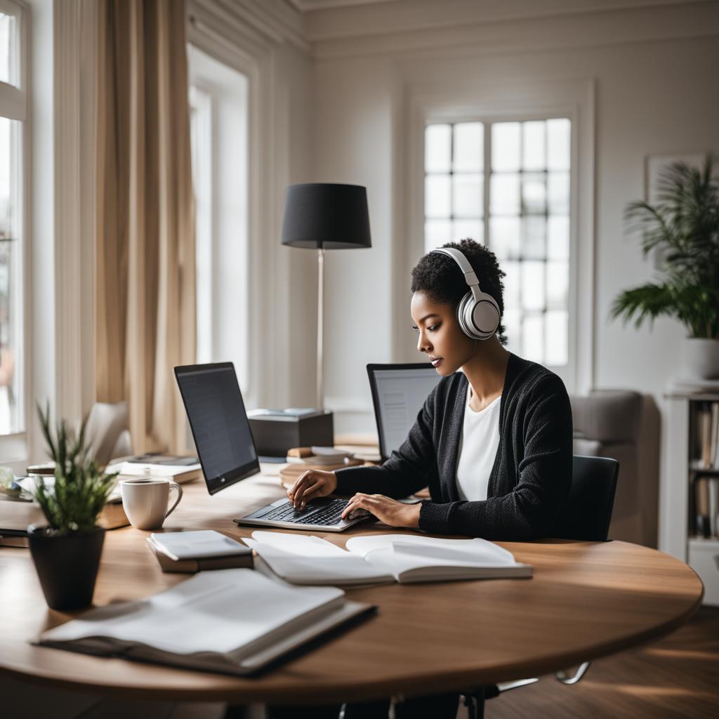 remote legal transcription work