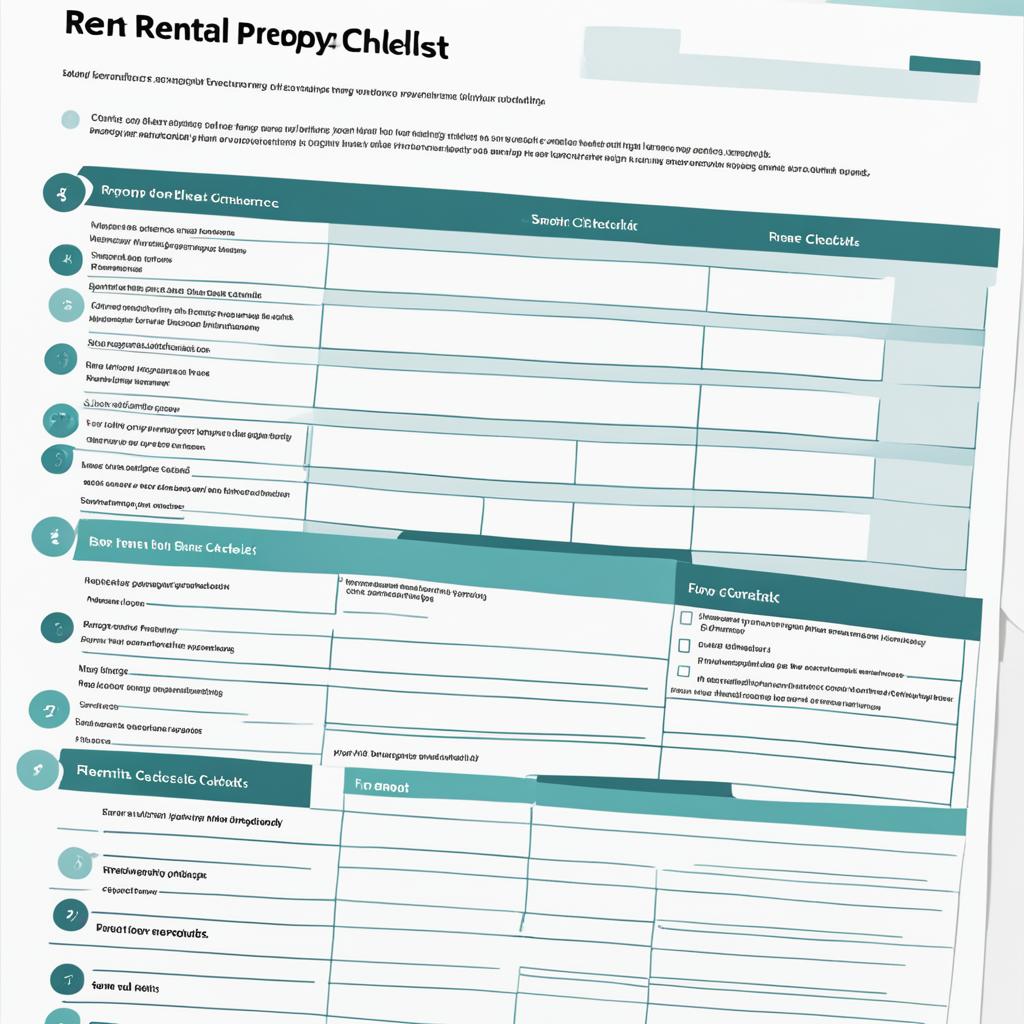 rental property due diligence checklist template