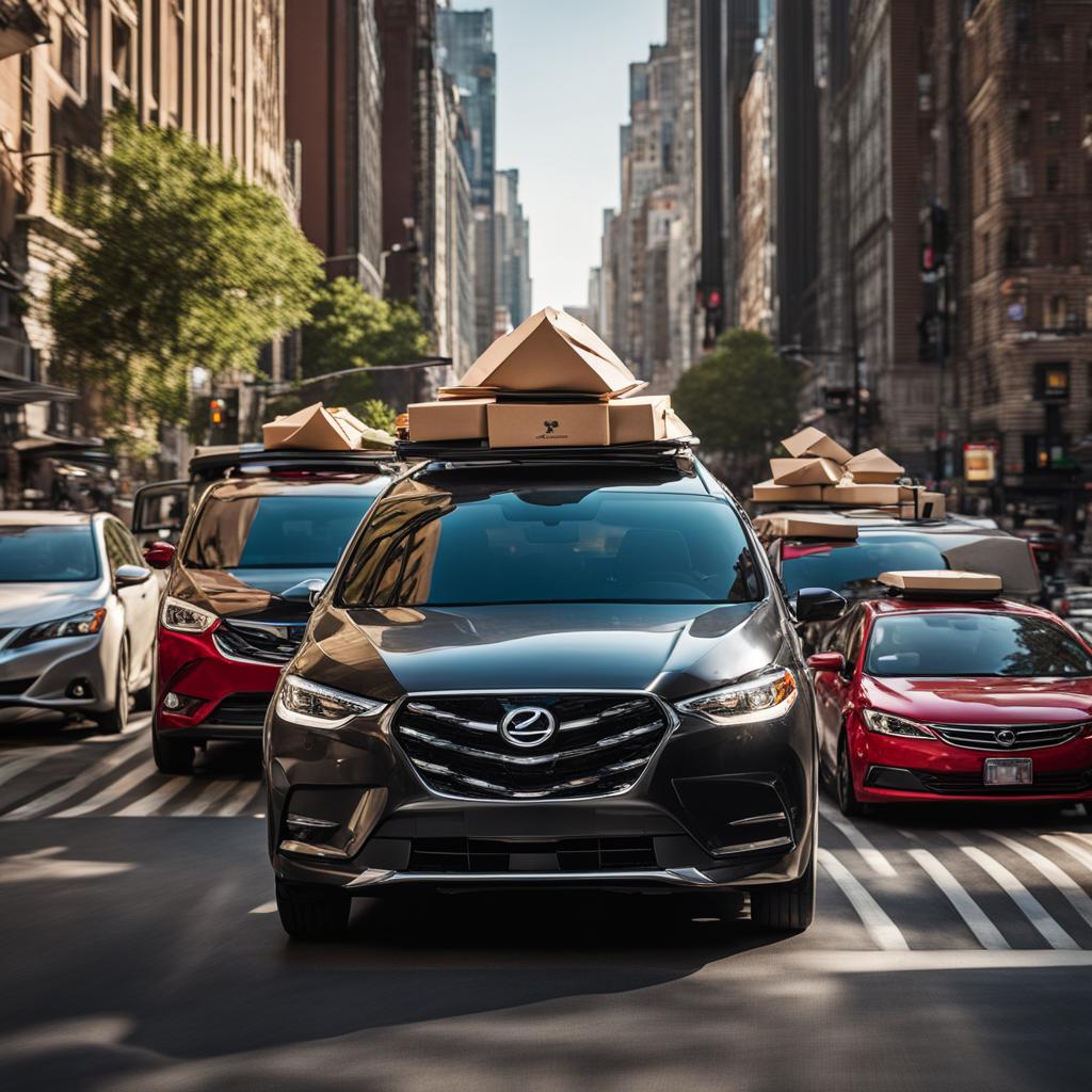 rideshare and delivery driver