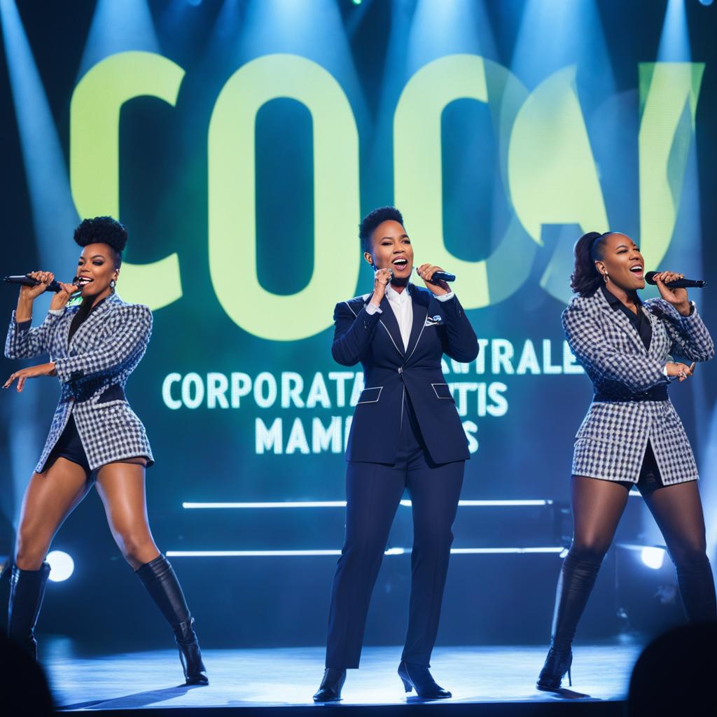 singing at corporate events