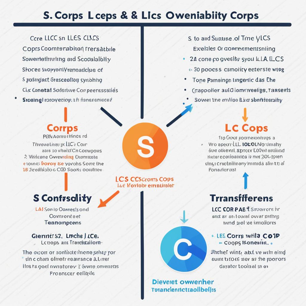 transferability of ownership in s corps and llcs