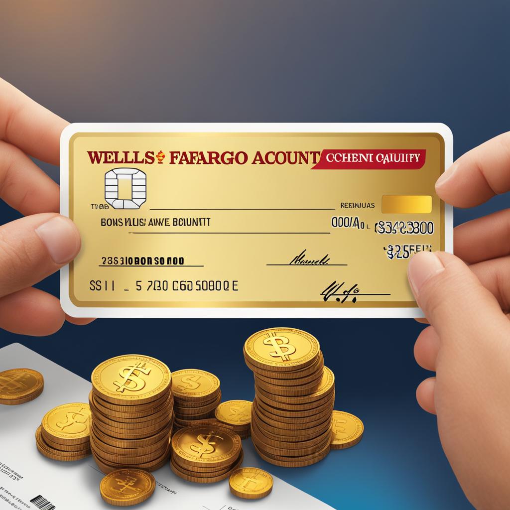 wells fargo checking account bonus requirements