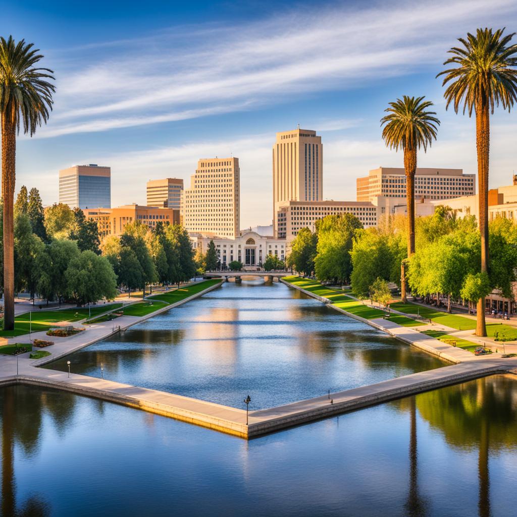Fresno skyline