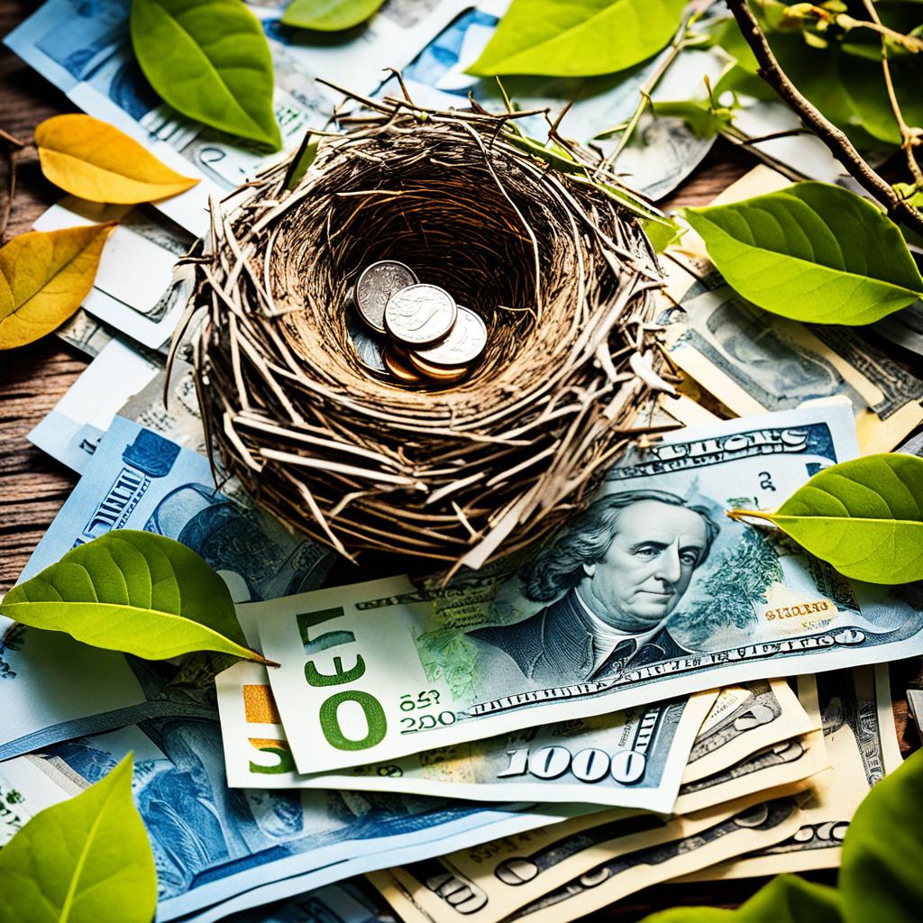 building a nest egg