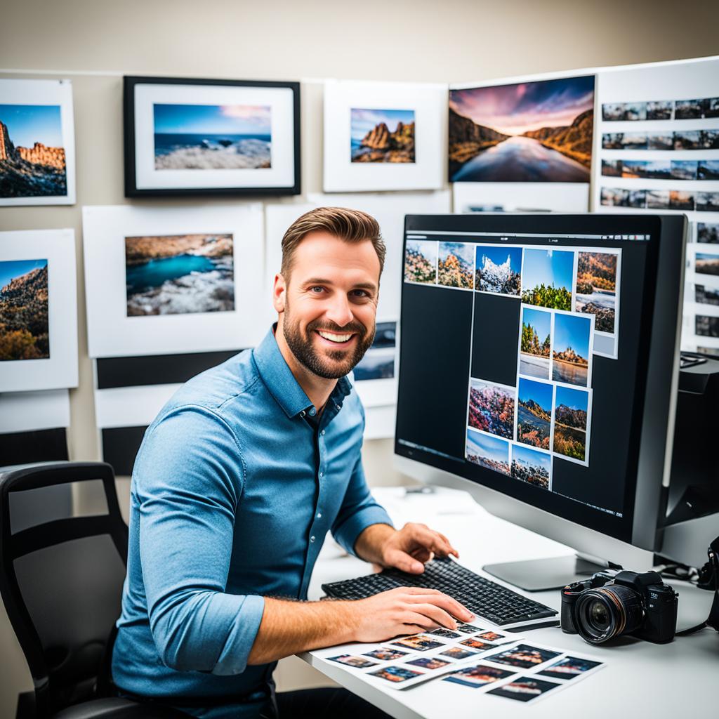 selecting event photos