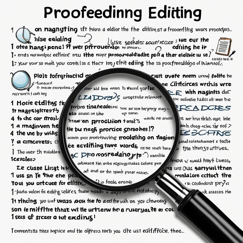 Difference between Proofreading and Editing
