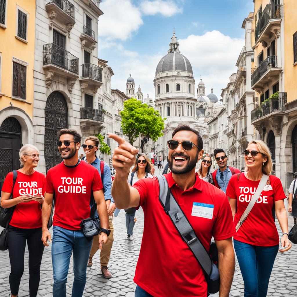 Get paid to walk as a tour guide