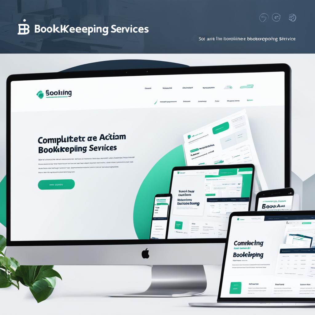 Website for a bookkeeping business